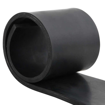 Bordo in Gomma per Spazzaneve Nero 80x15x1 cm