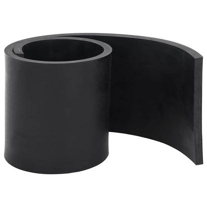 Bordo in Gomma per Spazzaneve Nero 100x15x1 cm