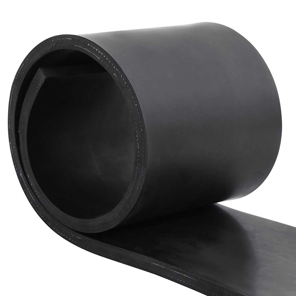 Bordo in Gomma per Spazzaneve Nero 100x15x1 cm
