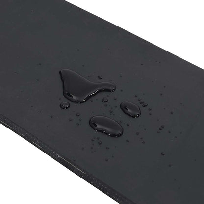 Bordo in Gomma per Spazzaneve Nero 100x15x1 cm