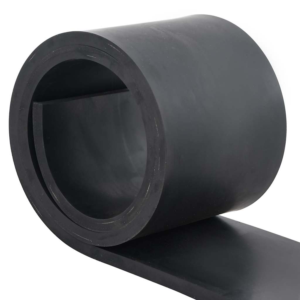 Bordo in Gomma per Spazzaneve Nero 200x15x1 cm