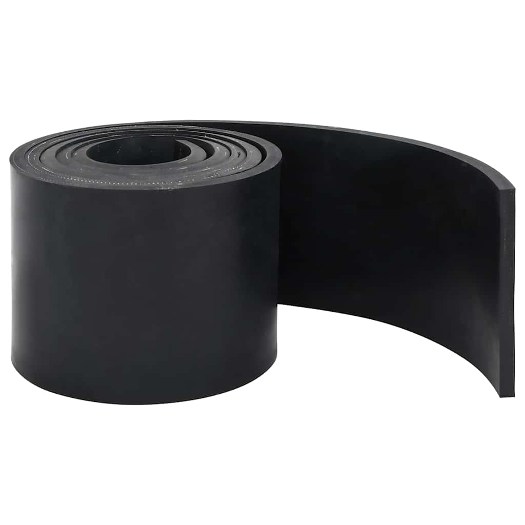 Bordo in Gomma per Spazzaneve Nero 250x15x1 cm