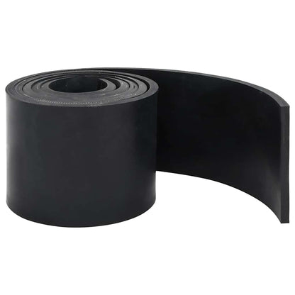 Bordo in Gomma per Spazzaneve Nero 250x15x1 cm