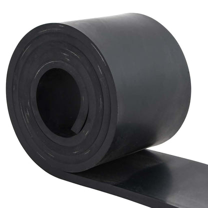 Bordo in Gomma per Spazzaneve Nero 250x15x1 cm