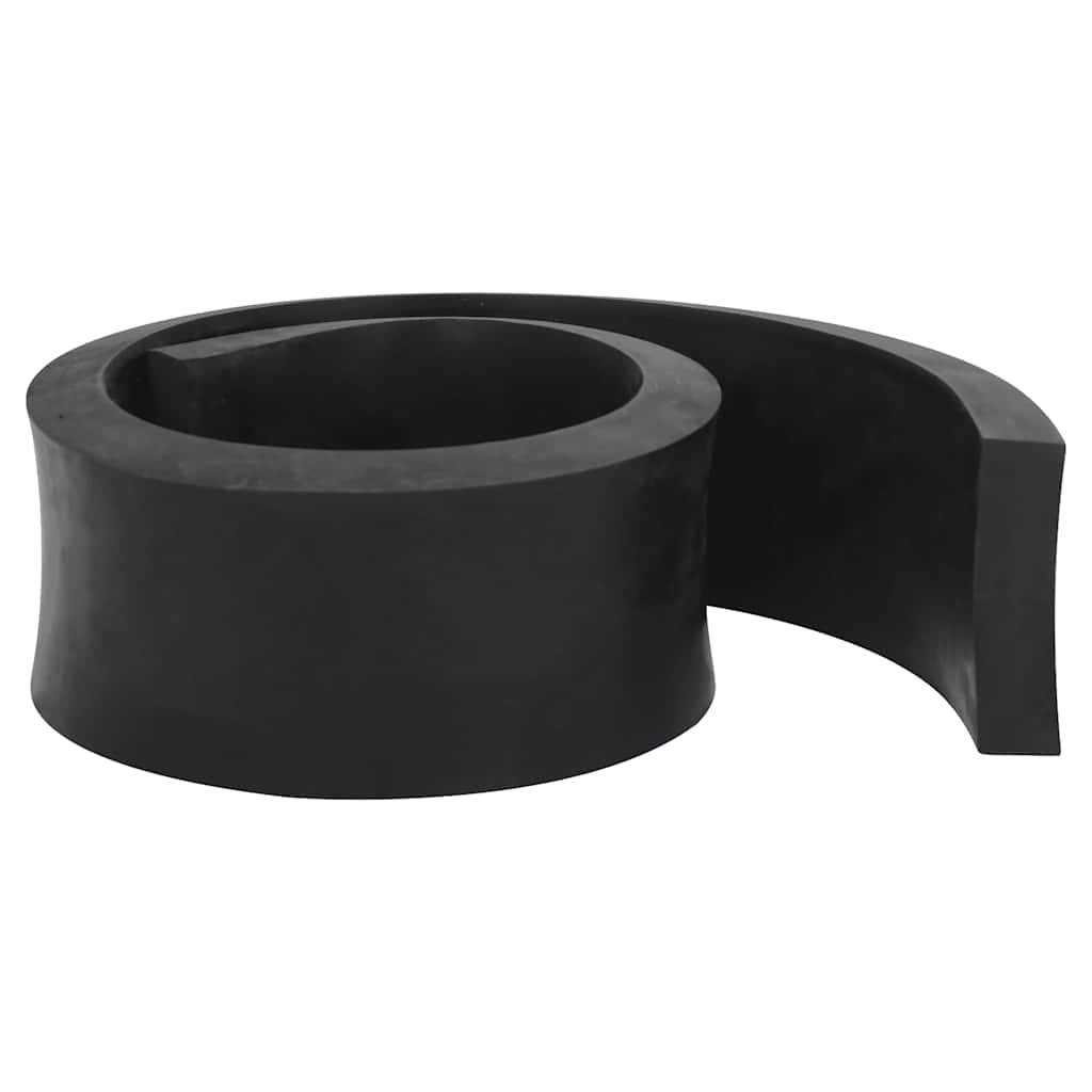 Bordo in Gomma per Spazzaneve Nero 100x10x2 cm