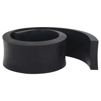 Bordo in Gomma per Spazzaneve Nero 100x10x2 cm