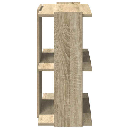 Libreria 3 Ripiani Rovere Sonoma 60x30x60 cm Legno Multistrato