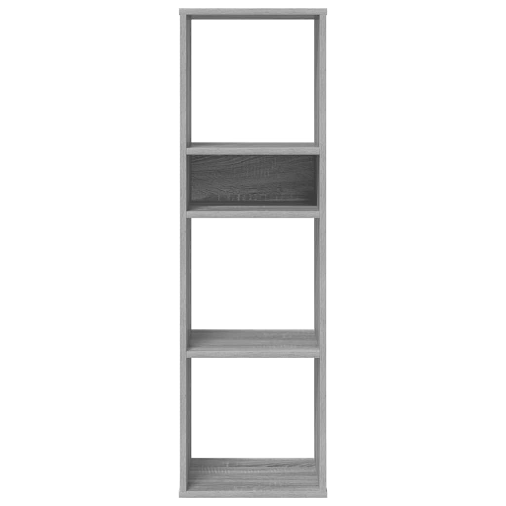 Libreria Grigio Sonoma 34x31x112 cm in Legno Multistrato