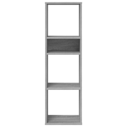 Libreria Grigio Sonoma 34x31x112 cm in Legno Multistrato