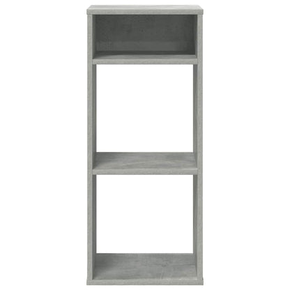 Libreria Grigio Cemento 34x31x80 cm in Legno Multistrato