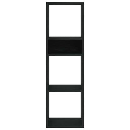 Libreria Nera 34x31x112 cm in Legno Multistrato