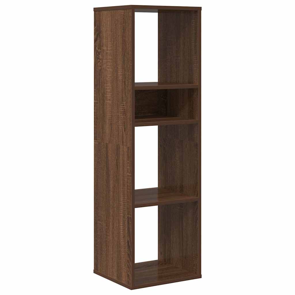Libreria Rovere Marrone 34x31x112 cm in Legno Multistrato