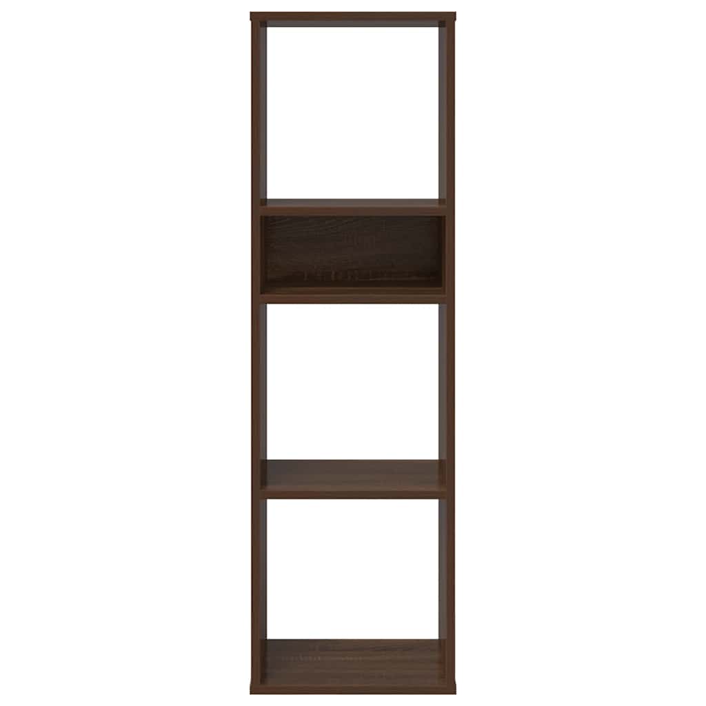 Libreria Rovere Marrone 34x31x112 cm in Legno Multistrato