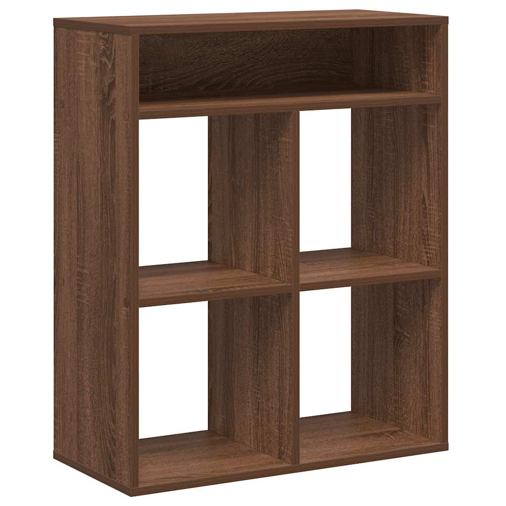 Libreria Rovere Marrone 66x31x80 cm in Legno Multistrato
