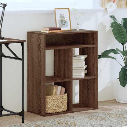 Libreria Rovere Marrone 66x31x80 cm in Legno Multistrato