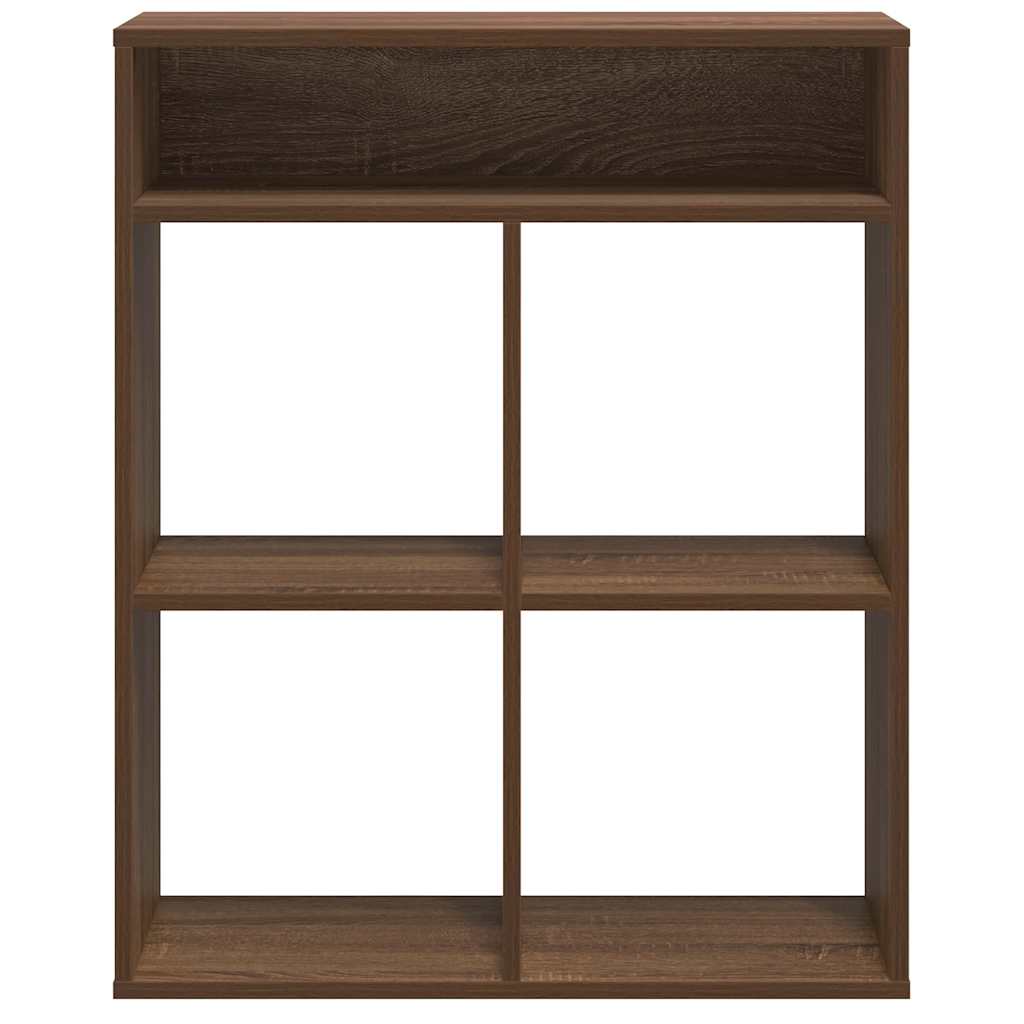 Libreria Rovere Marrone 66x31x80 cm in Legno Multistrato
