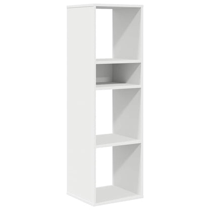 Libreria Bianca 34x31x112 cm in Legno Multistrato