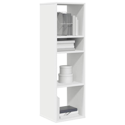 Libreria Bianca 34x31x112 cm in Legno Multistrato