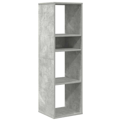 Libreria Grigio Cemento 34x31x112 cm in Legno Multistrato