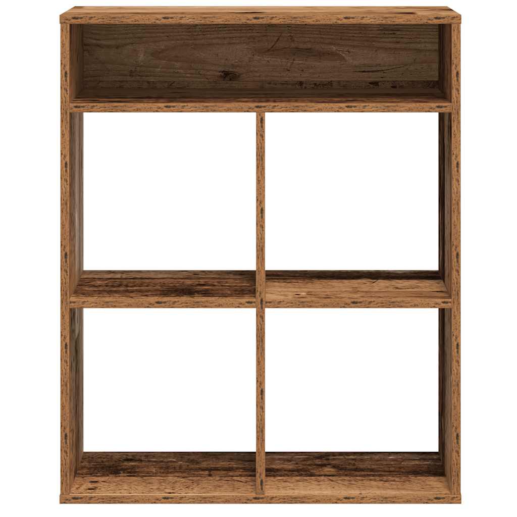 Libreria Legno Antico 66x31x80 cm in Legno Multistrato