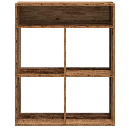 Libreria Legno Antico 66x31x80 cm in Legno Multistrato