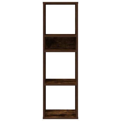 Libreria Rovere Fumo 34x31x112 cm in Legno Multistrato