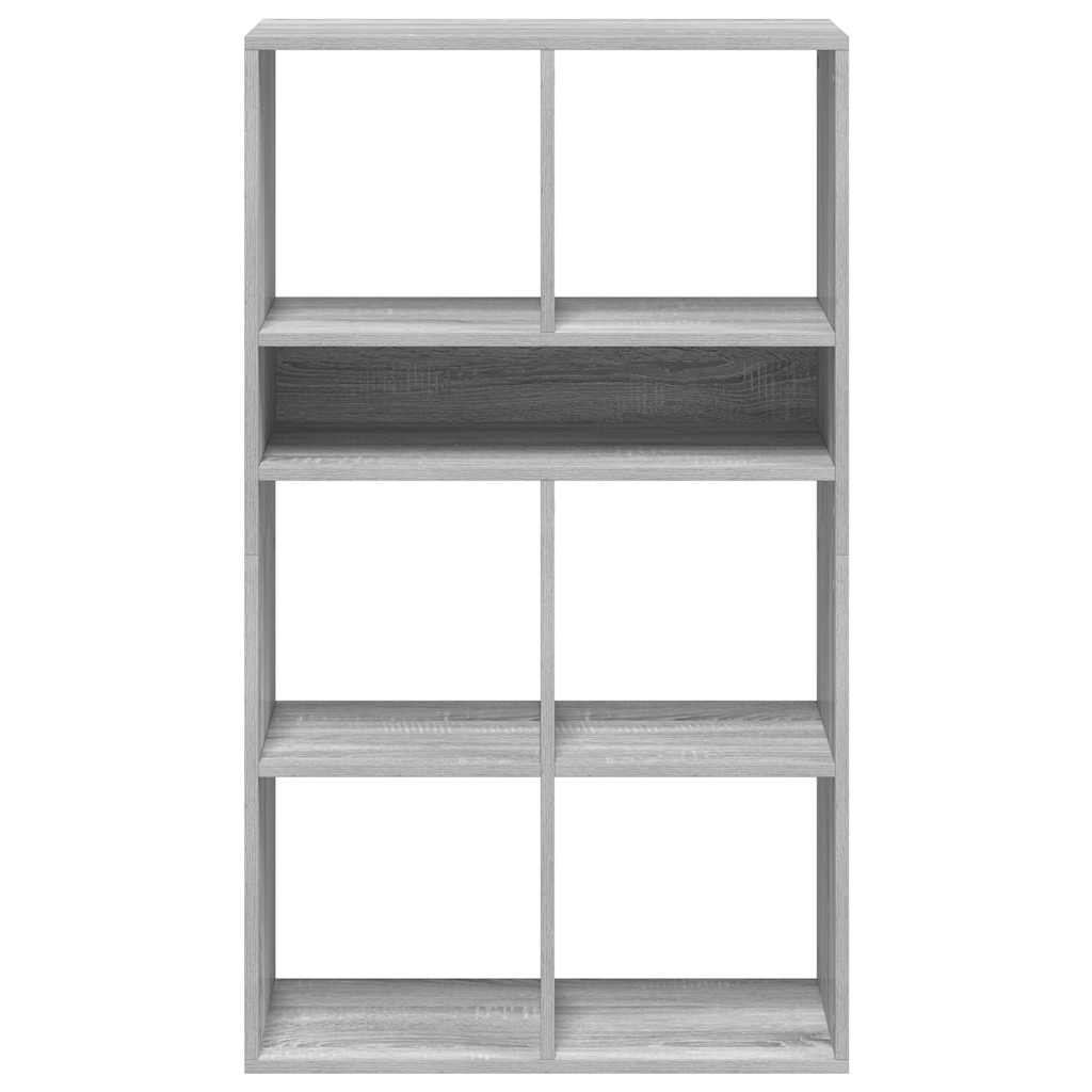 Libreria Grigio Sonoma 66x31x112 cm in Legno Multistrato