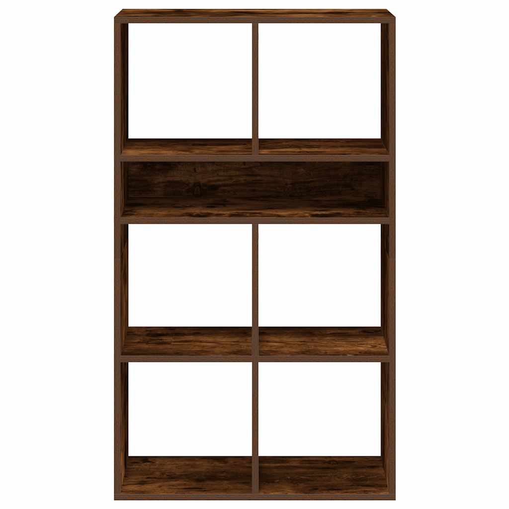Libreria Rovere Fumo 66x31x112 cm in Legno Multistrato
