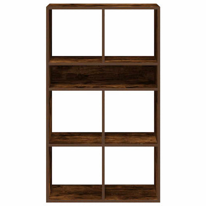Libreria Rovere Fumo 66x31x112 cm in Legno Multistrato