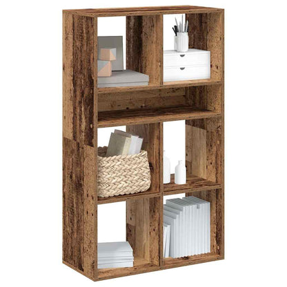 Libreria Legno Antico 66x31x112 cm in Legno Multistrato