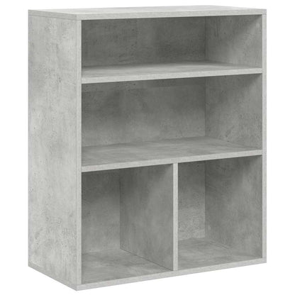 Libreria Grigio Cemento 60x30x71,5 cm in Legno Multistrato