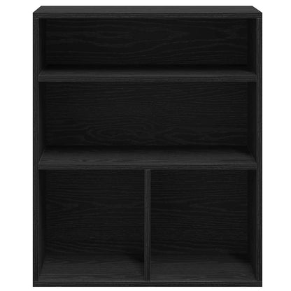 Libreria Nera 60x30x71,5 cm in Legno Multistrato
