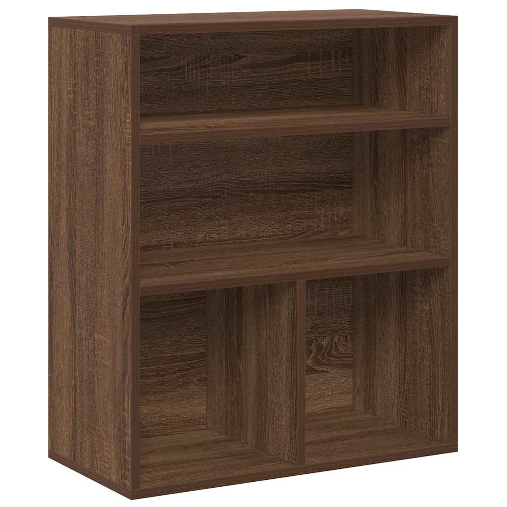 Libreria Rovere Marrone 60x30x71,5 cm in Legno Multistrato