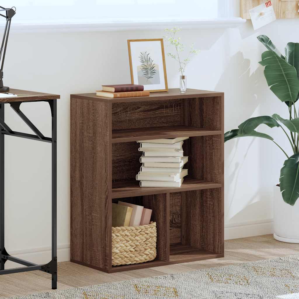 Libreria Rovere Marrone 60x30x71,5 cm in Legno Multistrato