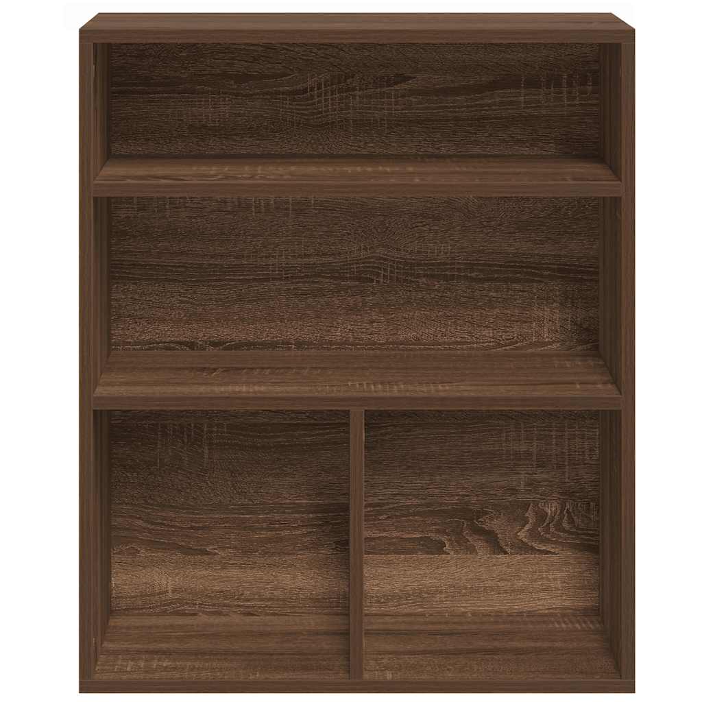 Libreria Rovere Marrone 60x30x71,5 cm in Legno Multistrato
