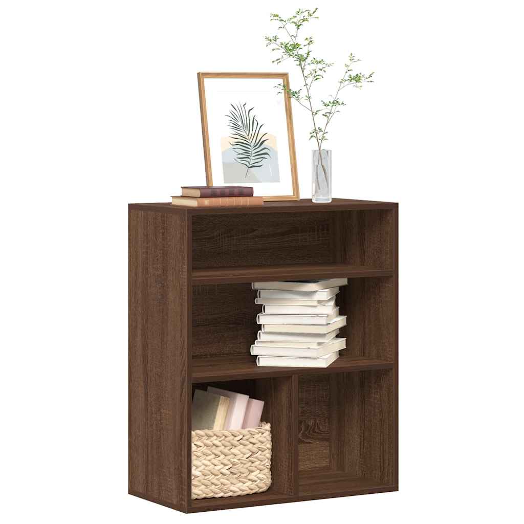 Libreria Rovere Marrone 60x30x71,5 cm in Legno Multistrato