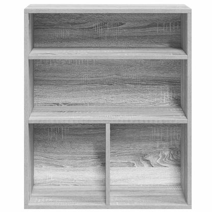 Libreria Grigio Sonoma 60x30x71,5 cm in Legno Multistrato