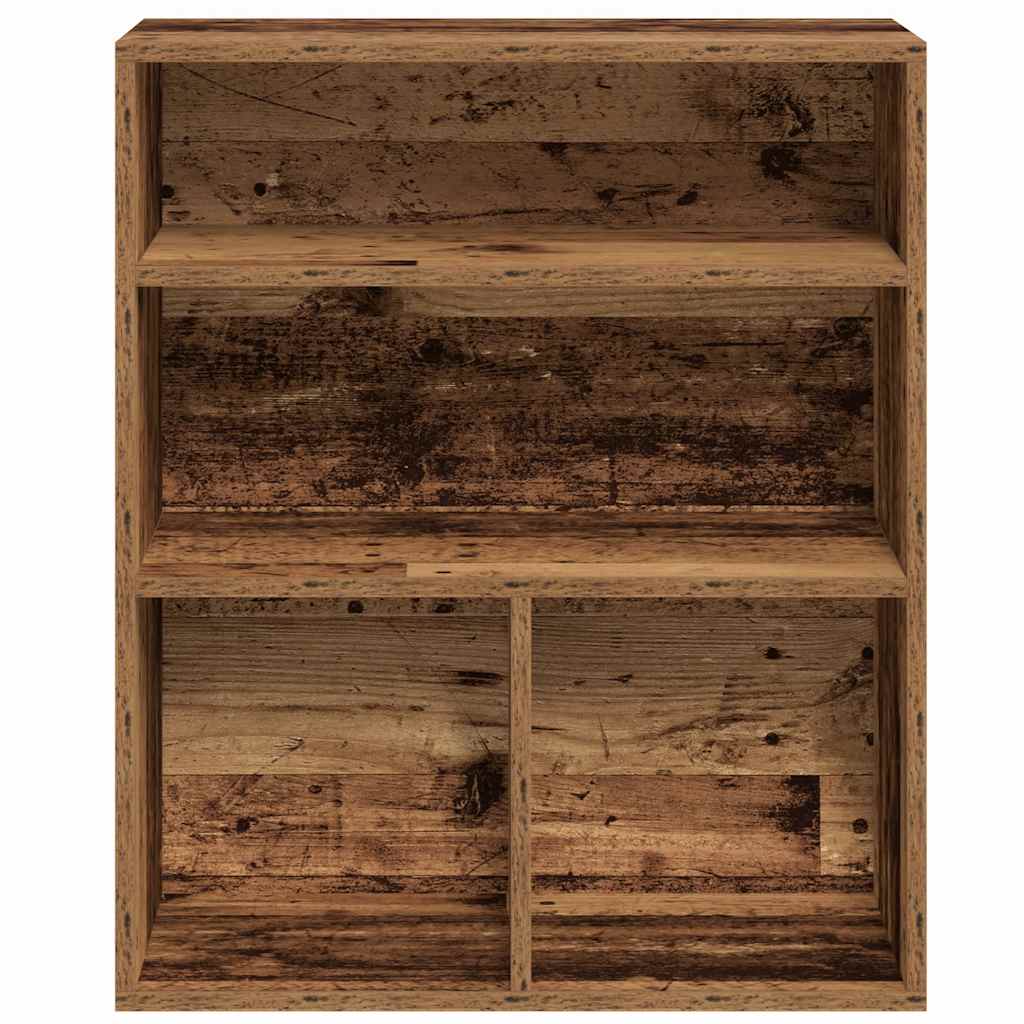 Libreria Legno Antico 60x30x71,5 cm in Legno Multistrato