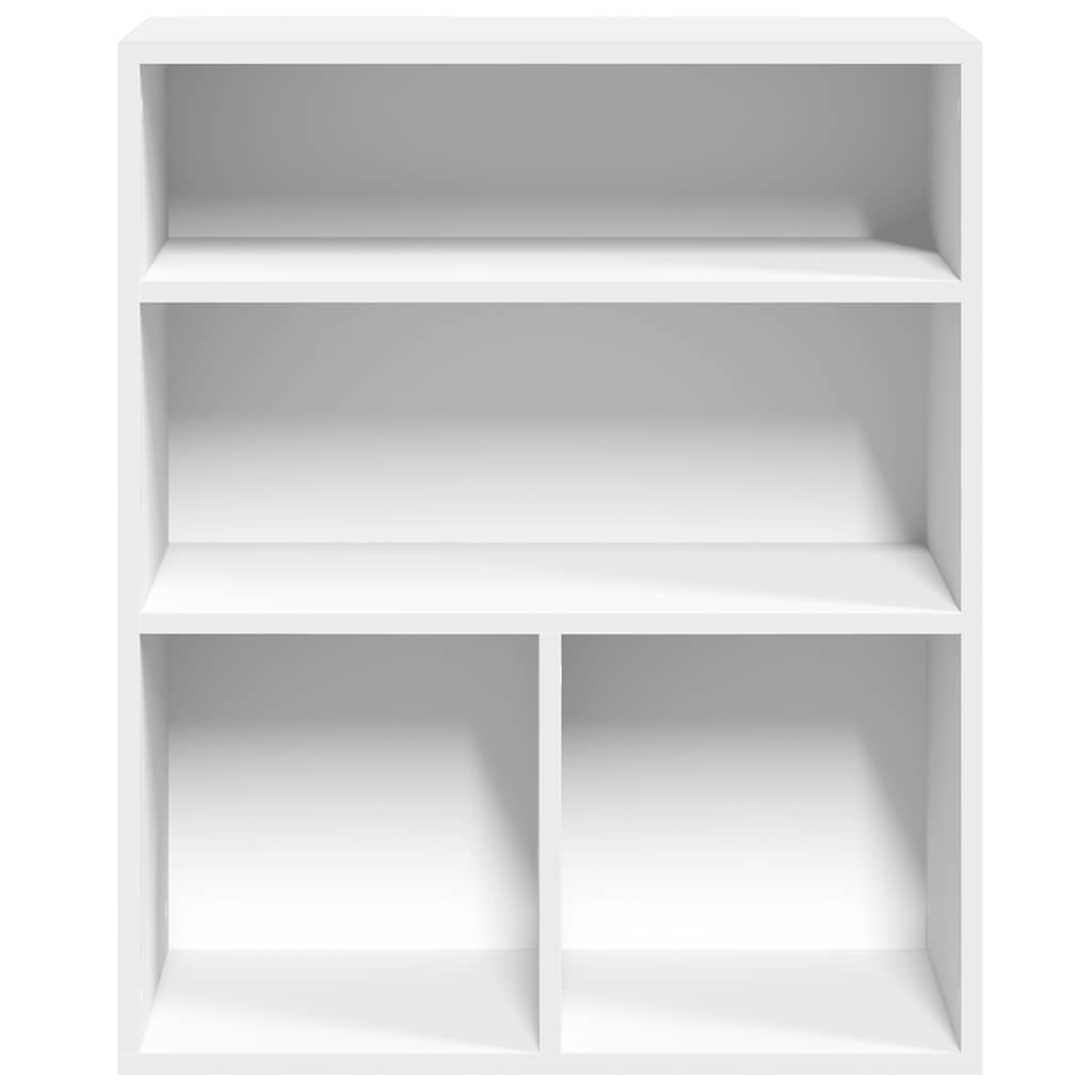 Libreria Bianca 60x30x71,5 cm in Legno Multistrato
