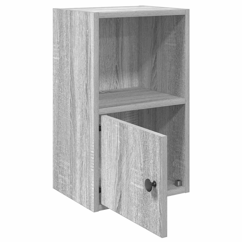 Libreria Grigio Sonoma 31x24x52 cm in Legno Multistrato