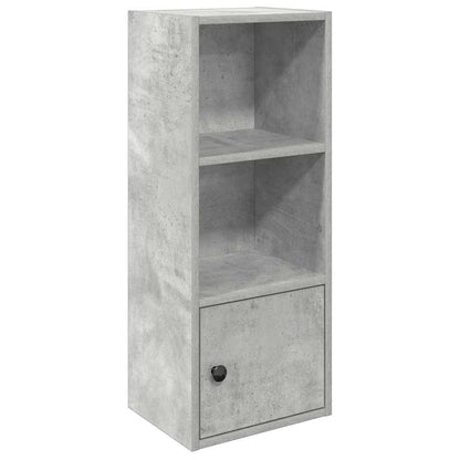 Libreria Grigio Cemento 31x24x77 cm in Legno Multistrato