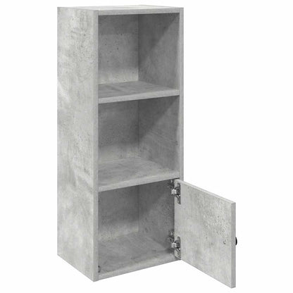 Libreria Grigio Cemento 31x24x77 cm in Legno Multistrato