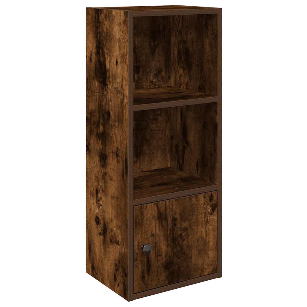 Libreria Rovere Fumo 31x24x77 cm in Legno Multistrato