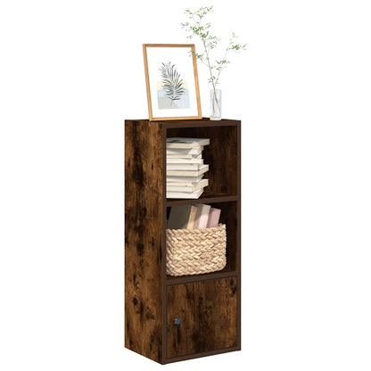 Libreria Rovere Fumo 31x24x77 cm in Legno Multistrato