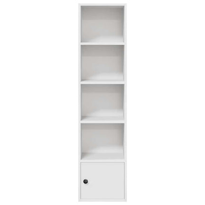 Libreria Bianca 31x24x127 cm in Legno Multistrato