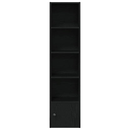 Libreria Rovere Nero 31x24x127 cm in Legno Multistrato