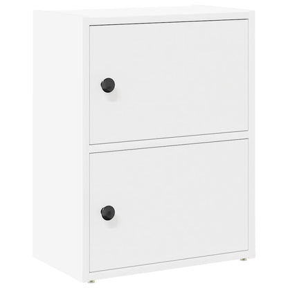 Libreria Bianca 40x24x52 cm in Legno Multistrato