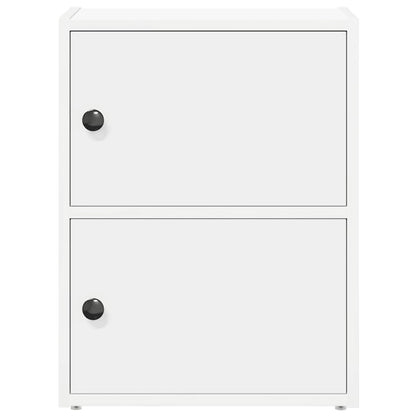 Libreria Bianca 40x24x52 cm in Legno Multistrato