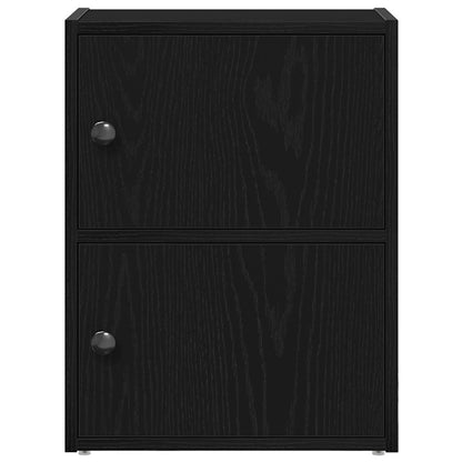 Libreria Rovere Nero 40x24x52 cm in Legno Multistrato