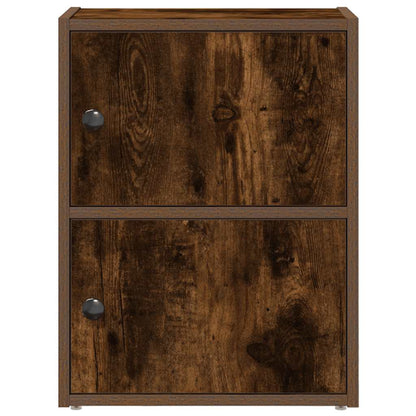 Libreria Rovere Fumo 40x24x52 cm in Legno Multistrato